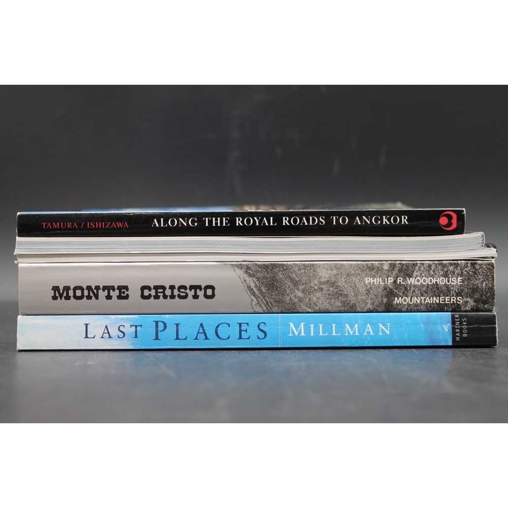 Lot of 5 Travel Adventure Books Angkor Denali Iceland Arctic Monte Cristo